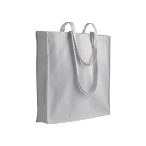 G07107 - Shopper Canvas molto pesante 280 gr/m², manici lunghi e soffietto